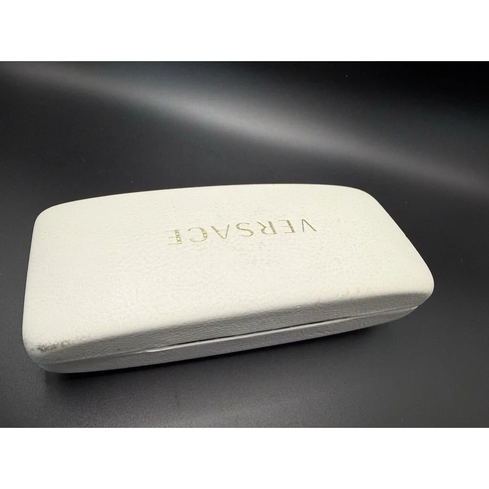 White Versace Sunglasses/Eyeglass Hard Clam Shell - Case Only